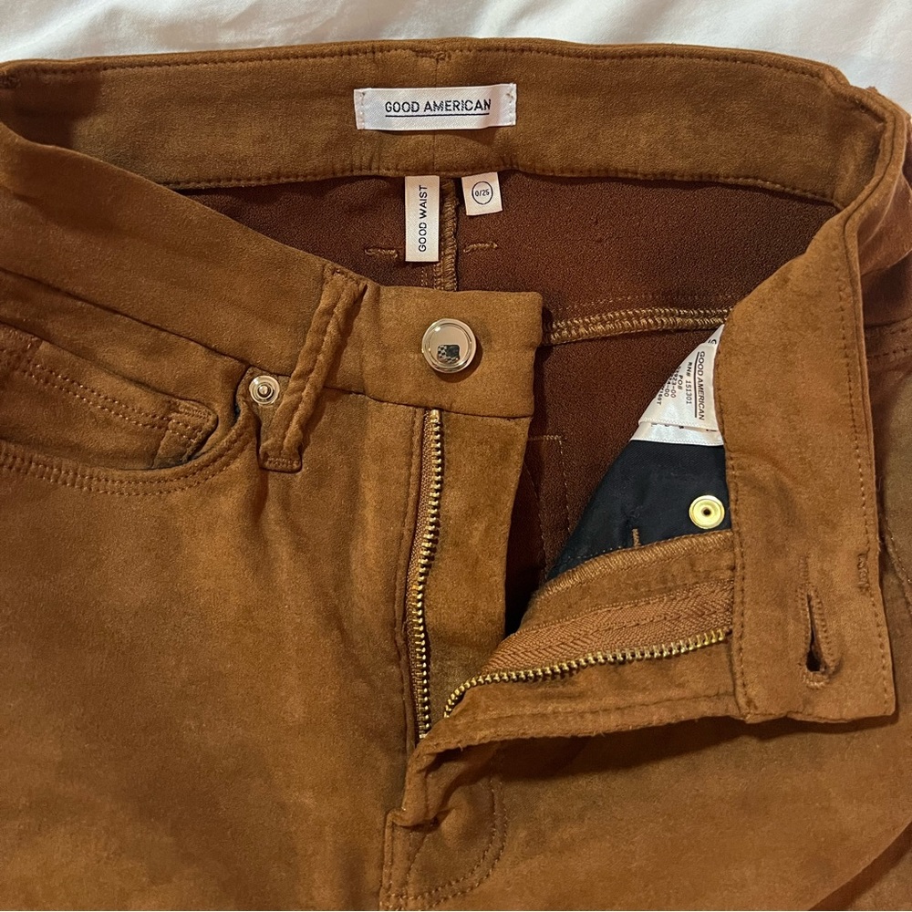 Good American Suede Jegging Sz 25